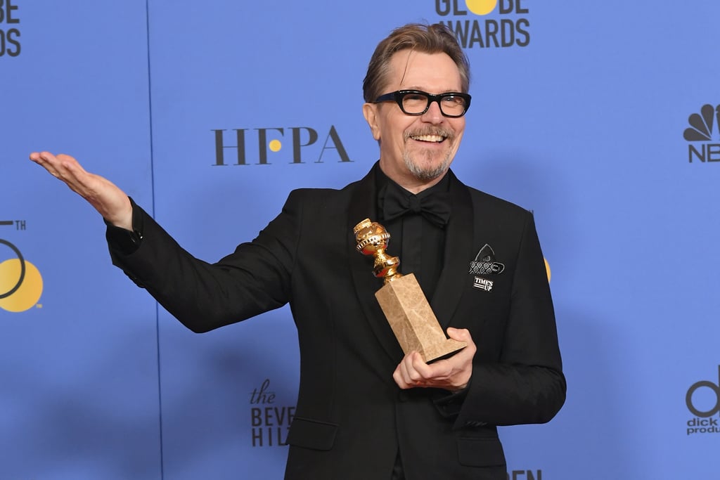 Gary Oldman and Family at the Golden Globes 2018