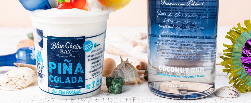 Tipsy Scoop's Piña Colada Ice Cream With Blue Chair Bay Rum