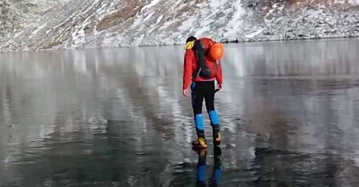 Transparent Frozen Lake in Slovakia  Video  POPSUGAR 