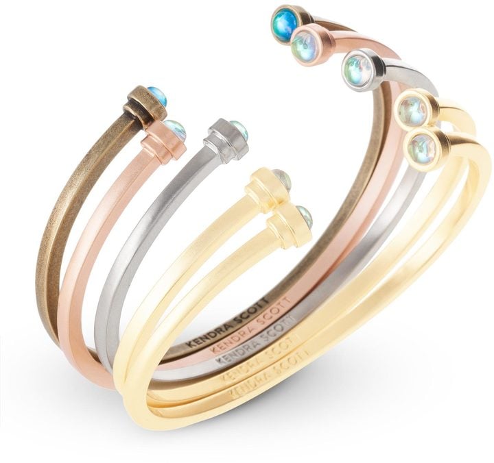 Kendra Scott Kriss Bangle Bracelet Set in Mixed Metals