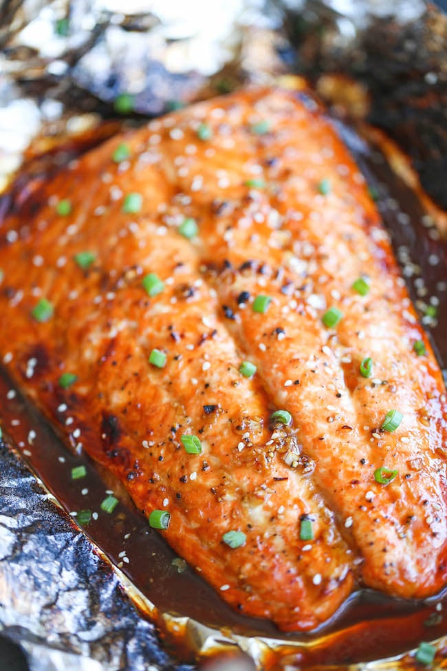 Asian Salmon in Foil Tinfoil Dinner Camping Recipes POPSUGAR Family