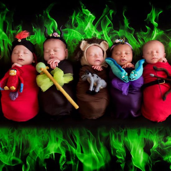 Disney Villain Newborn Photo Shoot