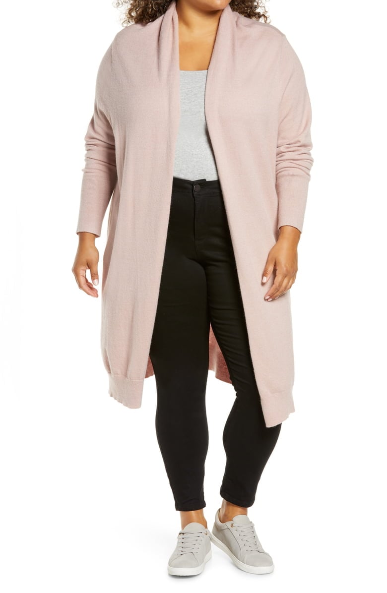 Leith Curve Cozy Longline Cardigan 