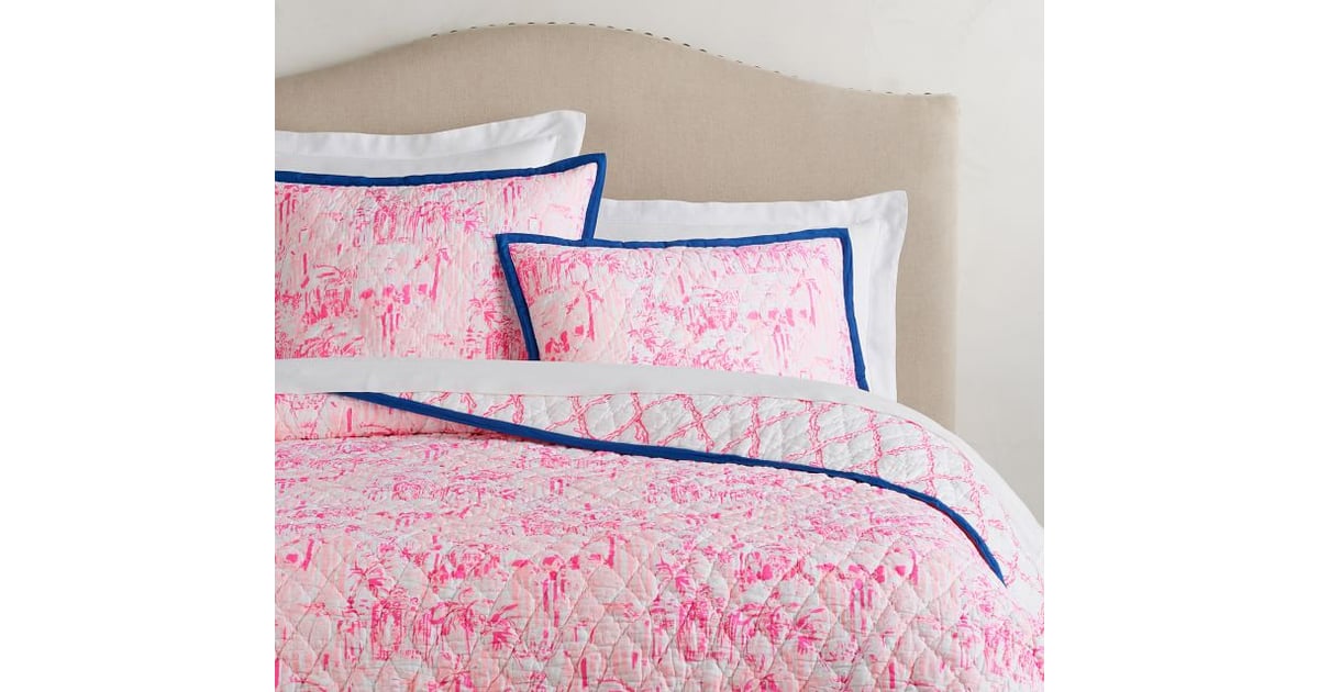 Lilly Pulitzer La Via Loca Reversible Quilt Sham Holy Sh T