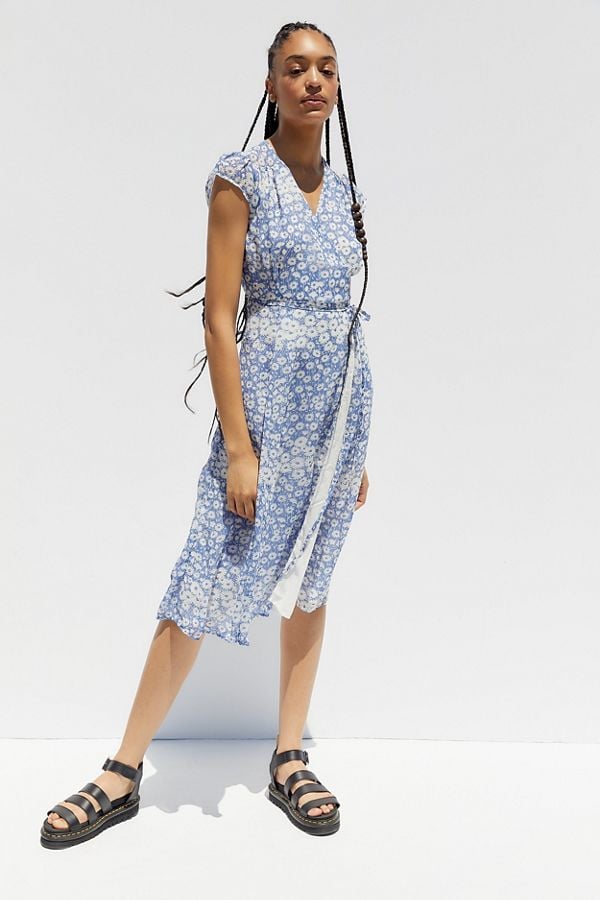 UO Jessica Cap Sleeve Wrap Dress | 17 