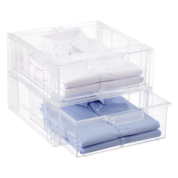 Clear Stackable Drawers