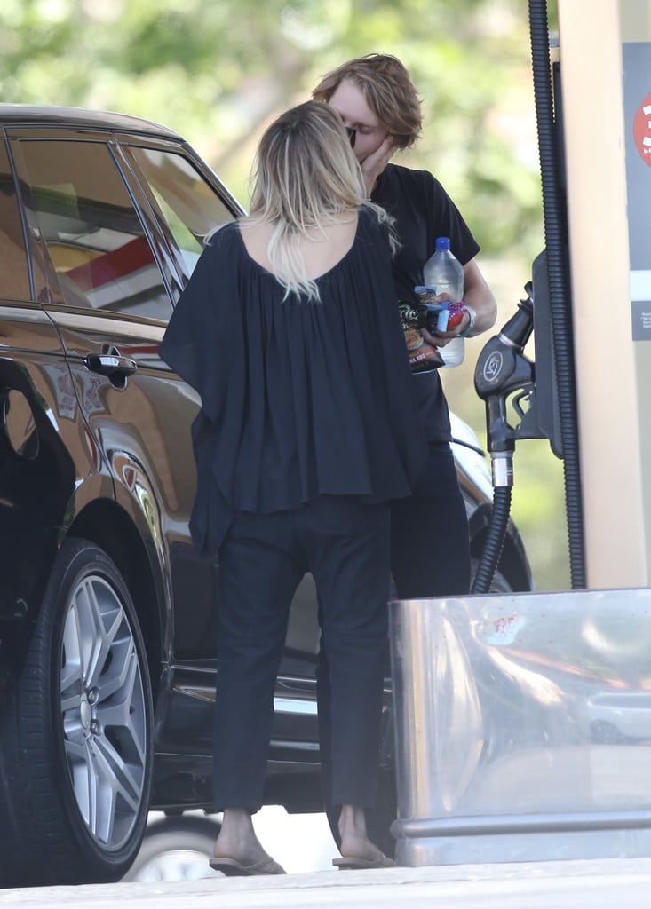 Kaley Cuoco Kissing Her Boyfriend in LA May 2016