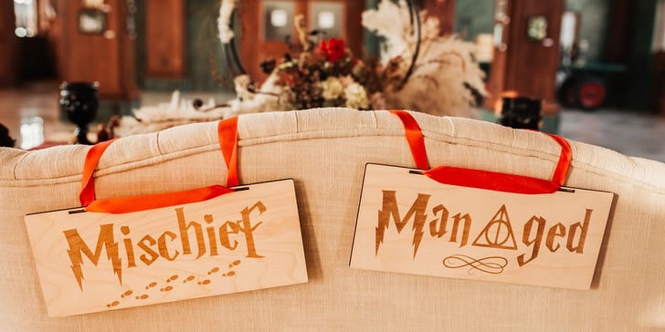 This Enchanting Harry Potter-Inspired Wedding Features Butterbeer and a Real-Life Hedwig!