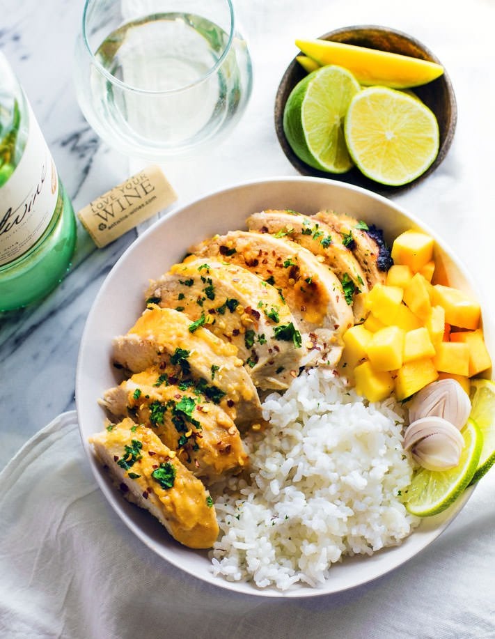 Chili Lime Mango Marinated Chicken