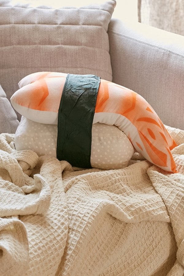 shrimp plush pillow