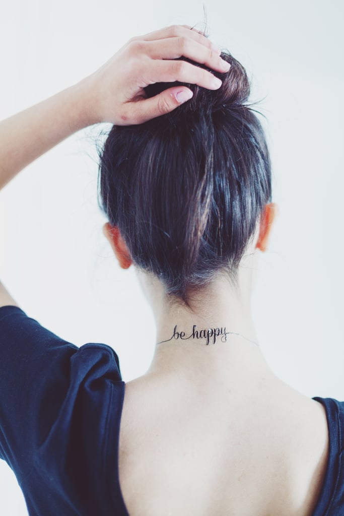 May All Beings Everywhere Be Happy And Free Temporary Tattoo (Sanskrit) -  May All Beings Everywhere Be Happy And Free Manifestation Tattoo (Sanskrit)  – Conscious Ink