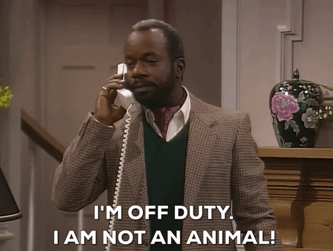 Geoffrey: I am tired of doing favors for you spoiled children. I'm off duty. I am not an animal!