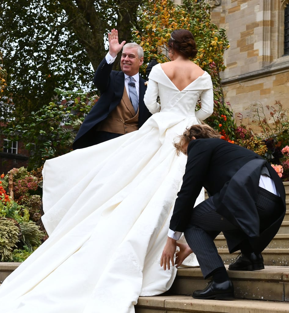 Prince Andrew and Sarah Ferguson at Eugenie's Wedding