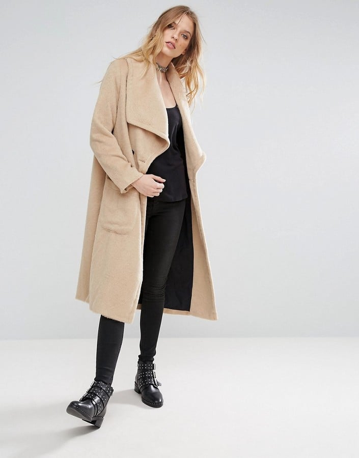 Religion Craft Coat | Angelina Jolie's Camel Coat | POPSUGAR Fashion ...