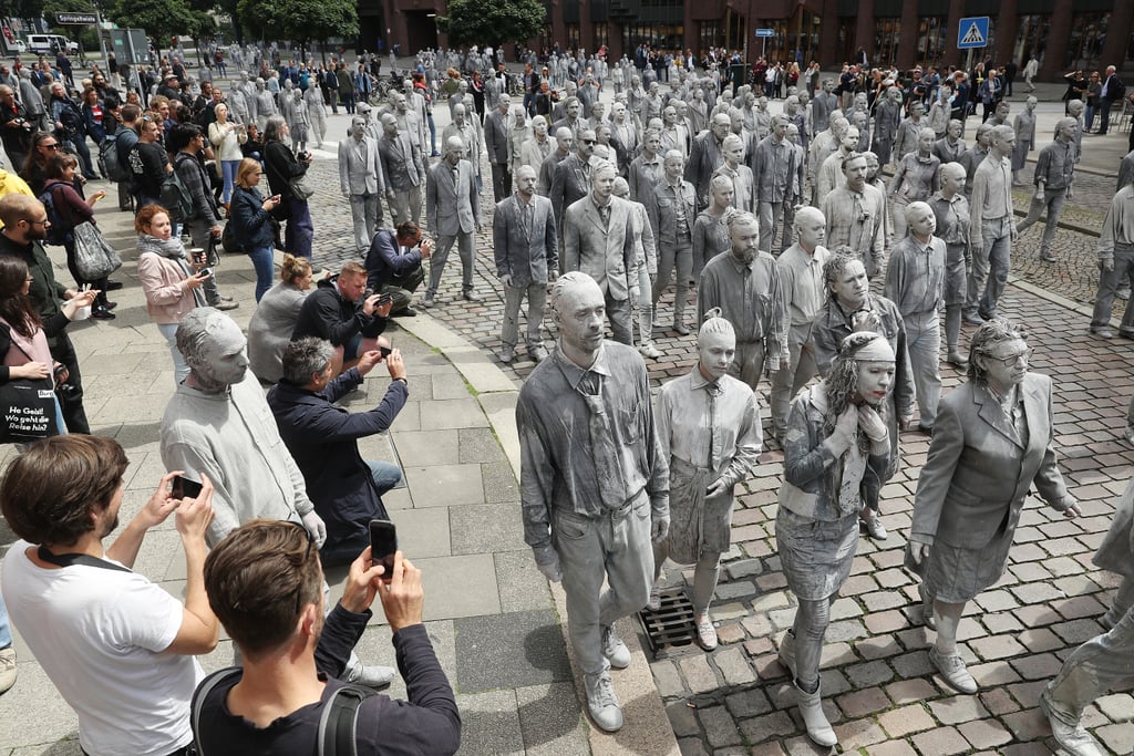 Zombie Protest Before Hamburg G20 Summit