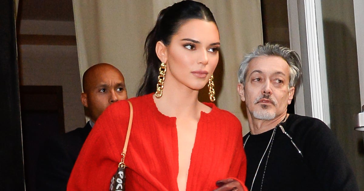 Kendall Jenner's Red Crop Top Valentine's Day 2019 | POPSUGAR Fashion