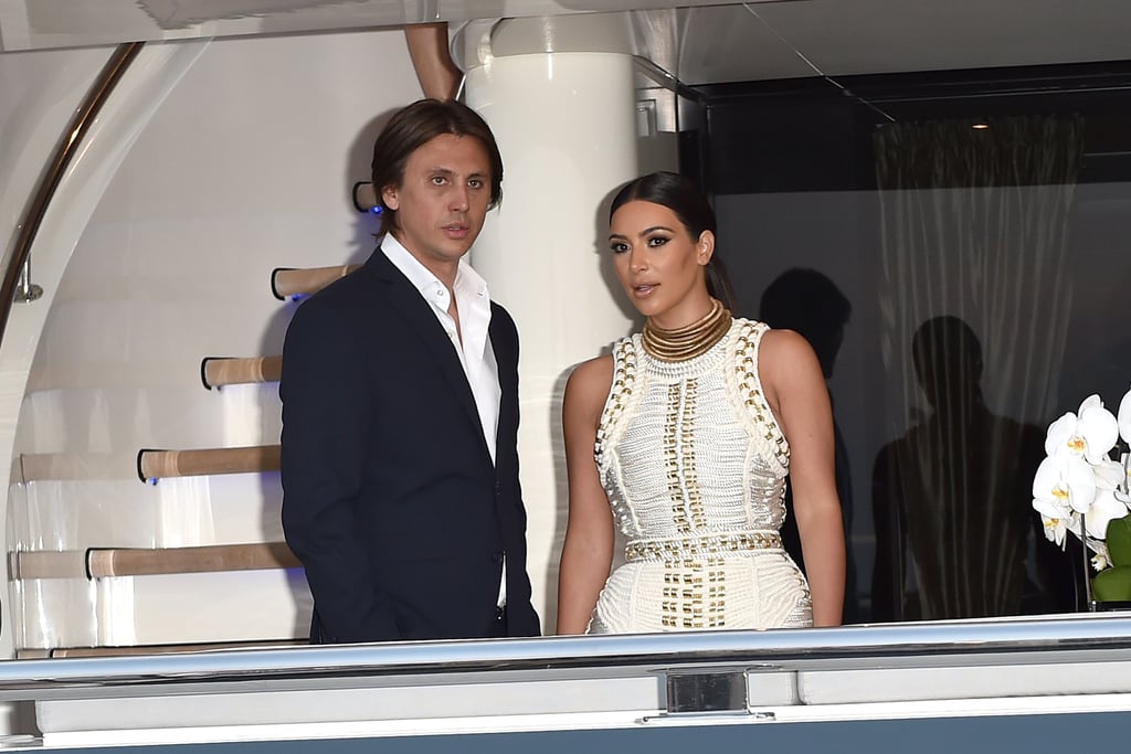 Kim Kardashian at Yacht Party in Cannes