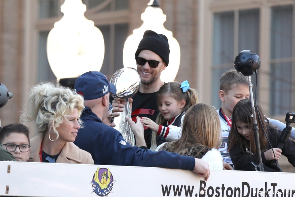 Tom Brady and His Family at 2019 Super Bowl Parade