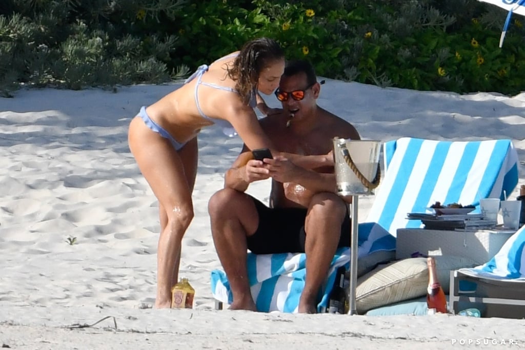 Jennifer Lopez and Alex Rodriguez in the Bahamas March 2019