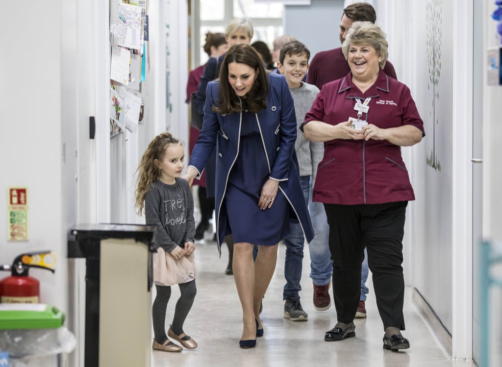 Kate Middleton Visits London Hospital February 2018