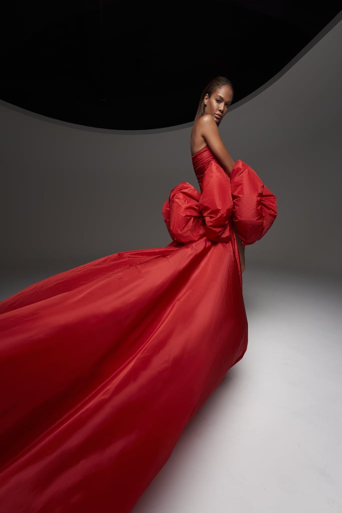 Joan Smalls Models Giambattista Valli's Couture Collection