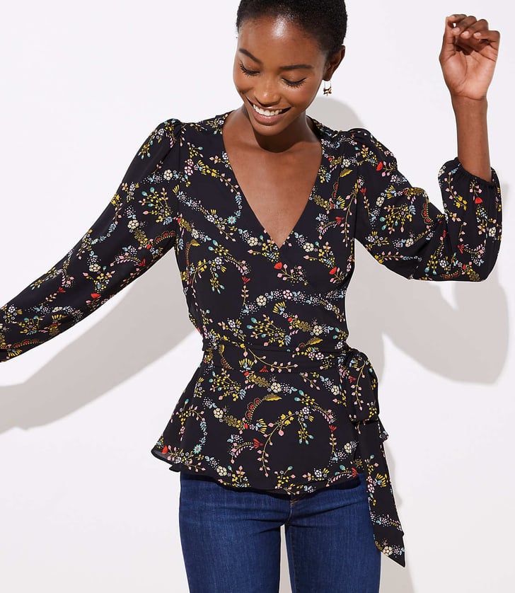 Loft shop wrap blouse