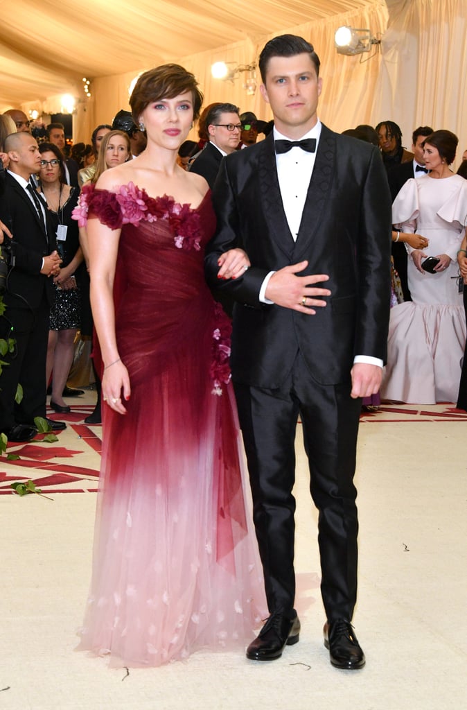 Scarlett Johansson and Colin Jost at 2018 Met Gala Photos