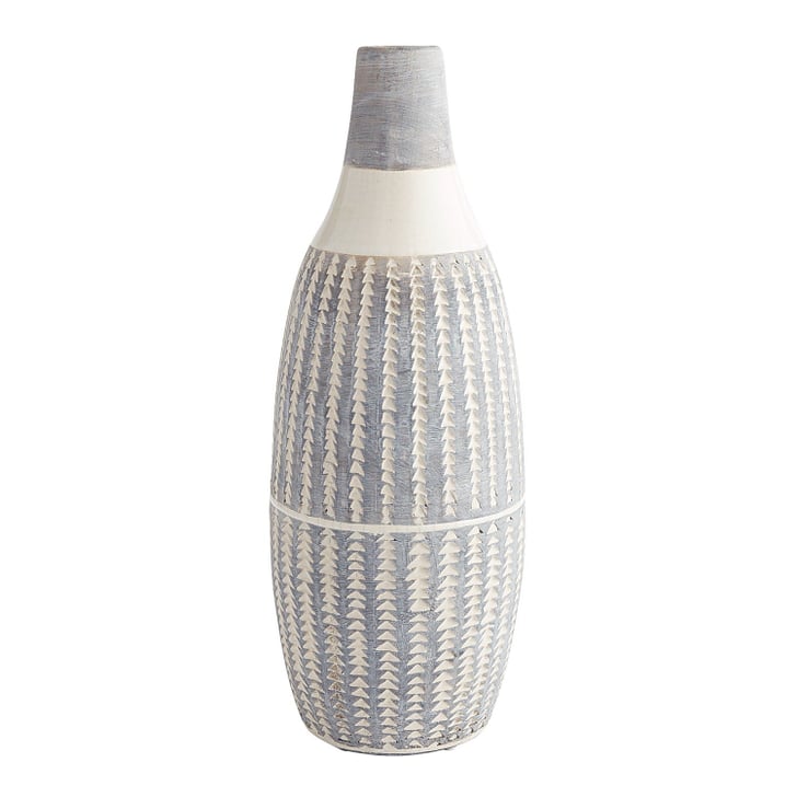 Striped Gray Vase | Best Pier 1 Imports Decor Under $50 | POPSUGAR Home ...