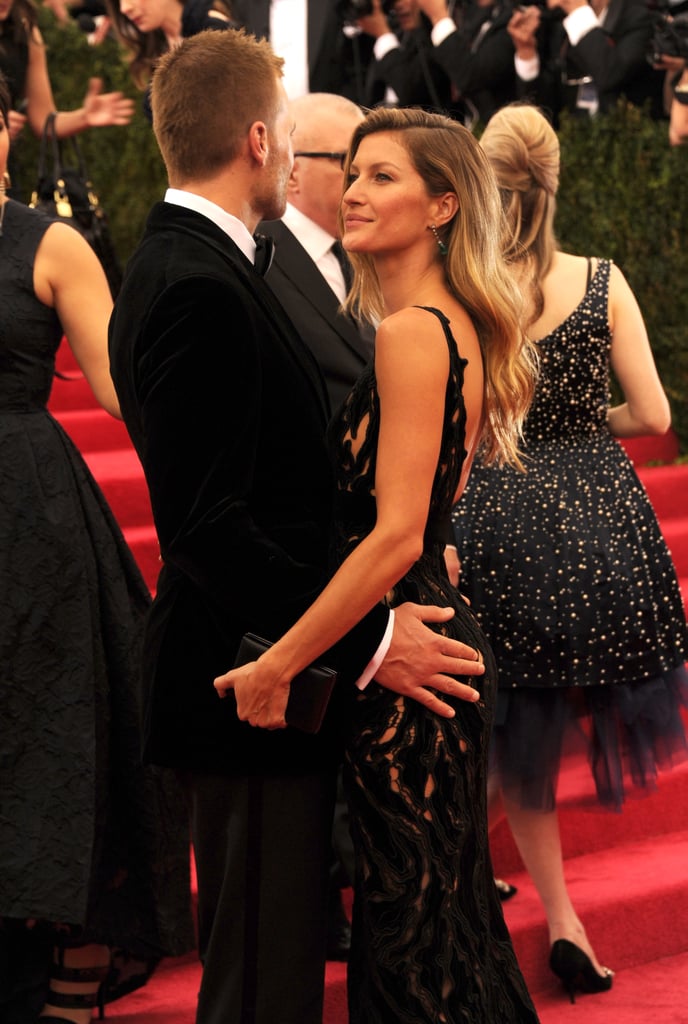 They held on to each other's backsides on the red carpet.