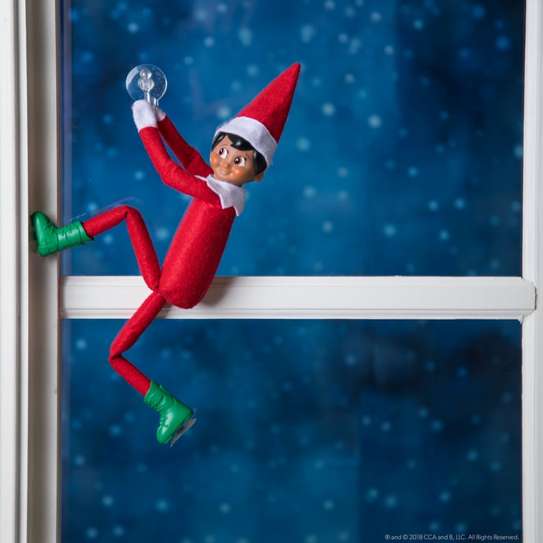 Elf on the Shelf Boy With Dark Skin and Brown Eyes