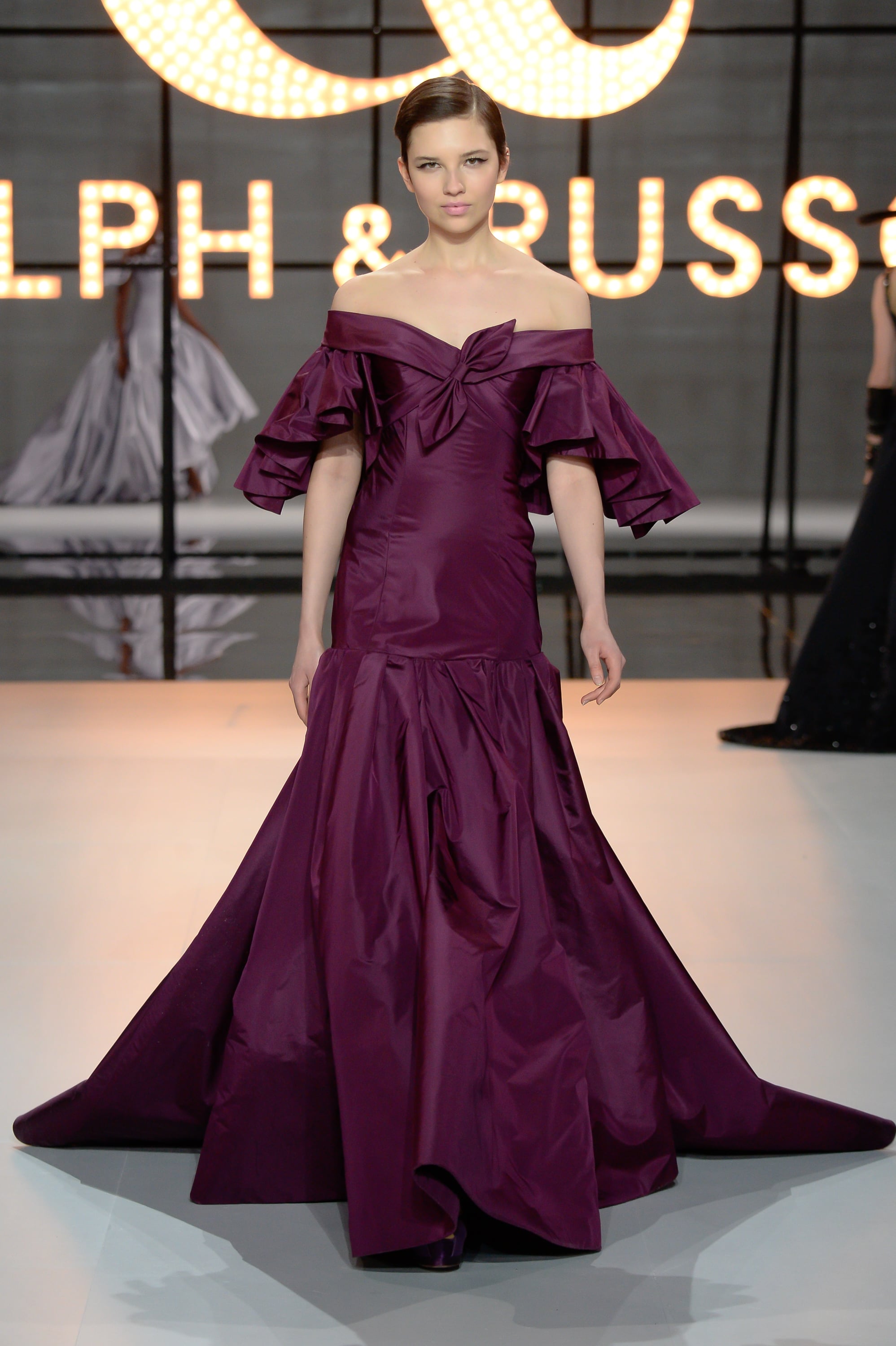 ralph and russo purple dress