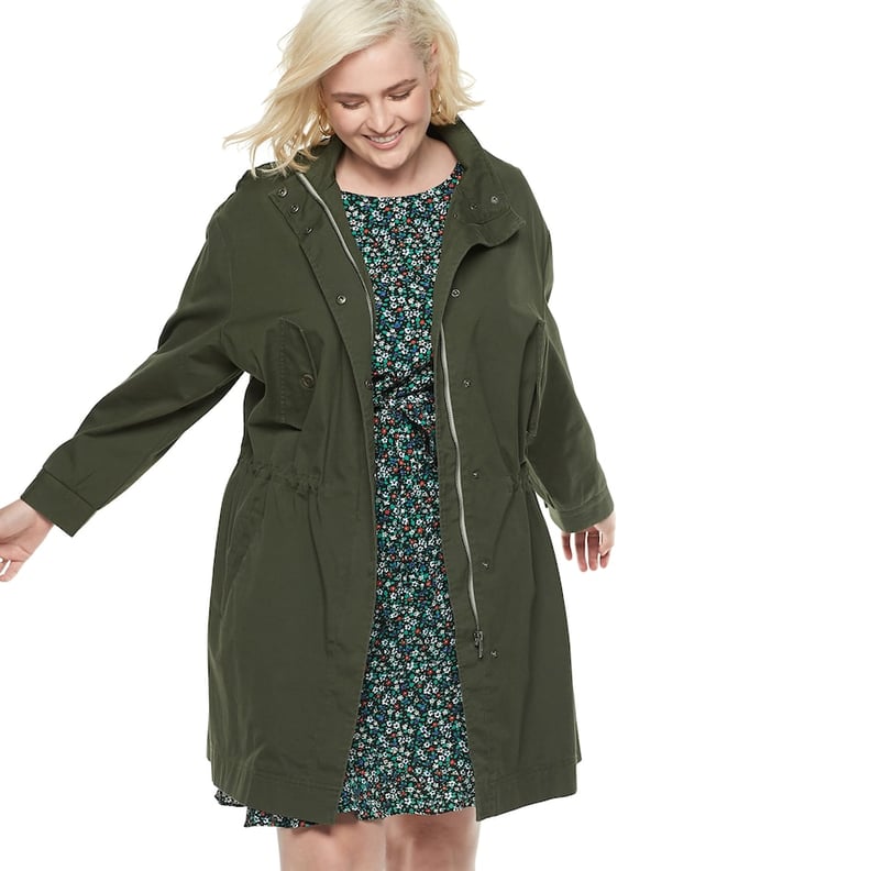 POPSUGAR at Kohl's Drop-Shoulder Anorak Jacket