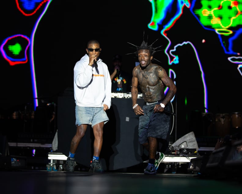 Pharrell Williams and Lil Uzi Vert at Something in the Water Festival 2022