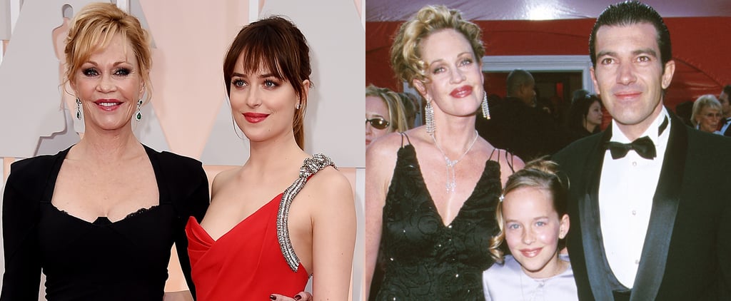 Dakota Johnson and Melanie Griffith at the Oscars 2015