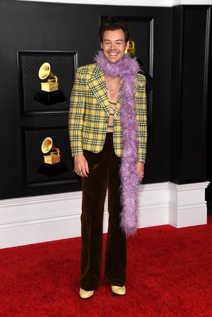 Harry Styles at the Grammy Awards in March 2021
