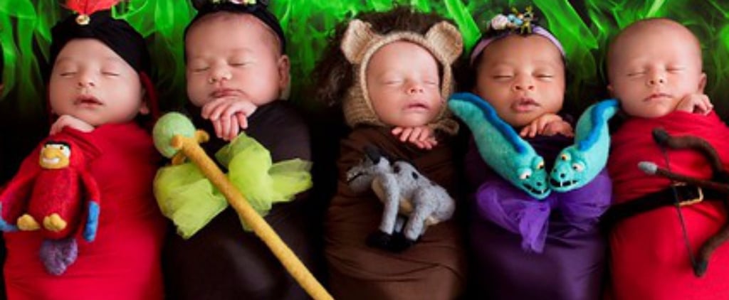 Disney Villain Newborn Photo Shoot