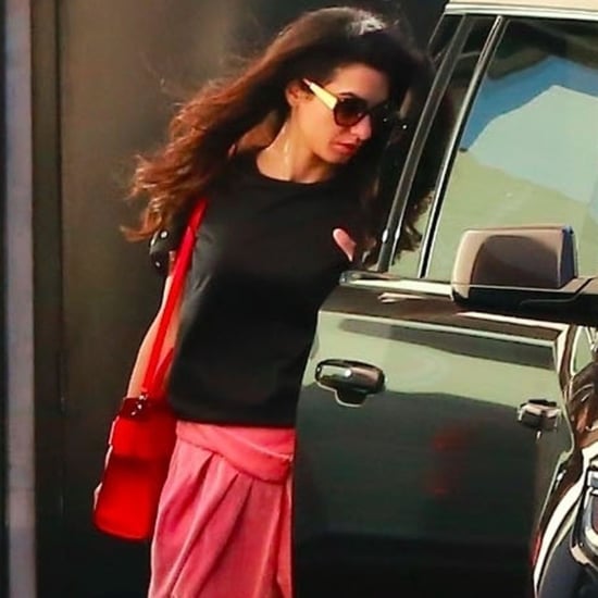 Amal Clooney Pink Pants