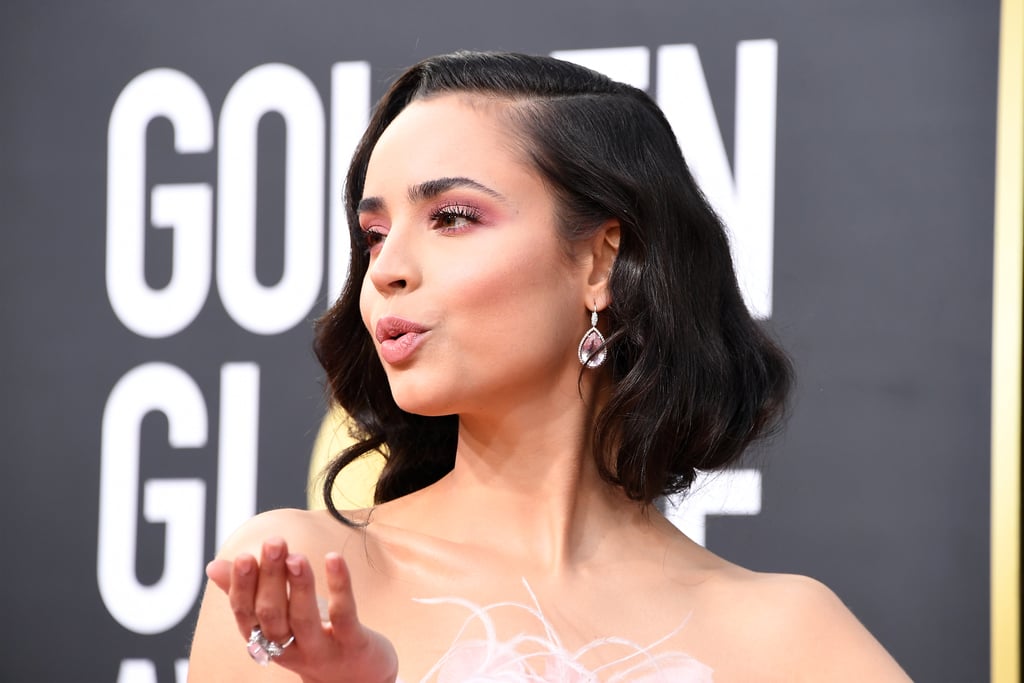 Sofia Carson Giambattista Valli Gown at Golden Globes 2020