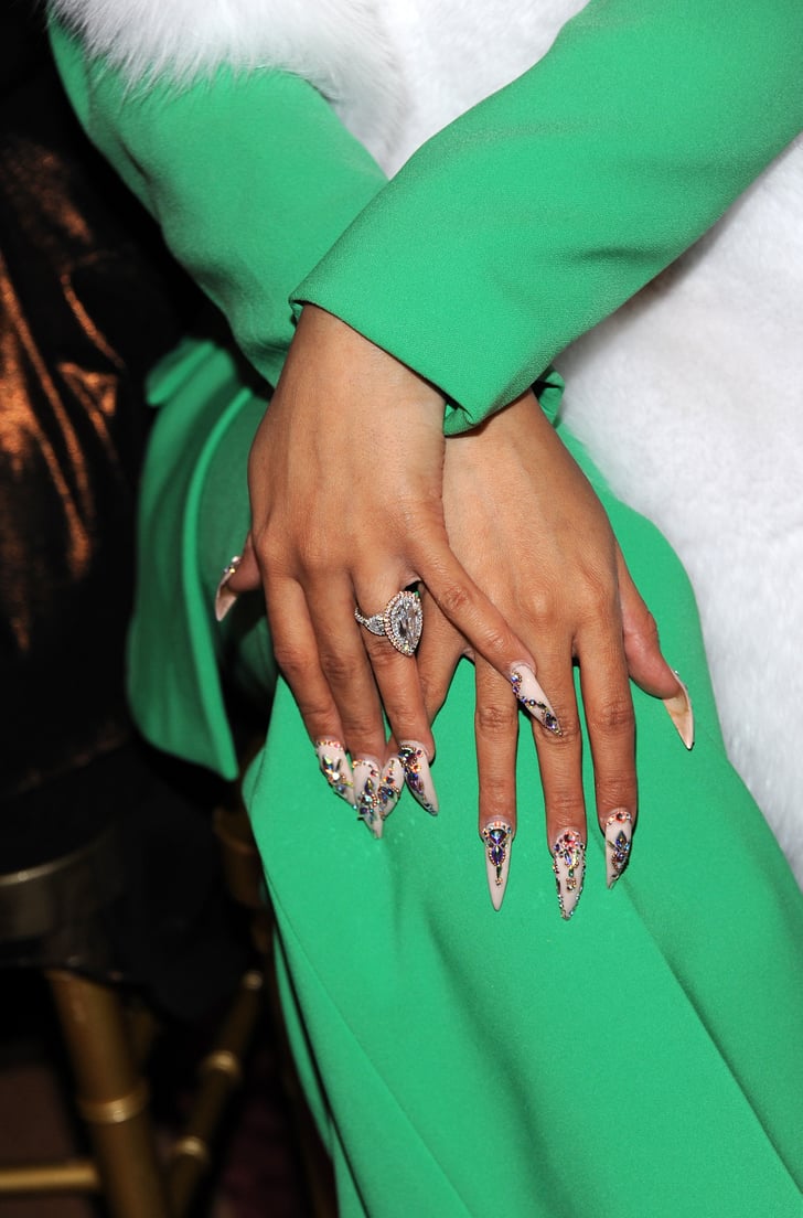 Her Mani Was a Whole New Level of Extra as She Sat in the Front Row ...