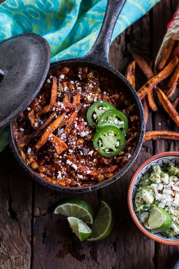 Spicy Black Bean and Lentil Chili