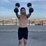 Double-Dumbbell Skier Swing