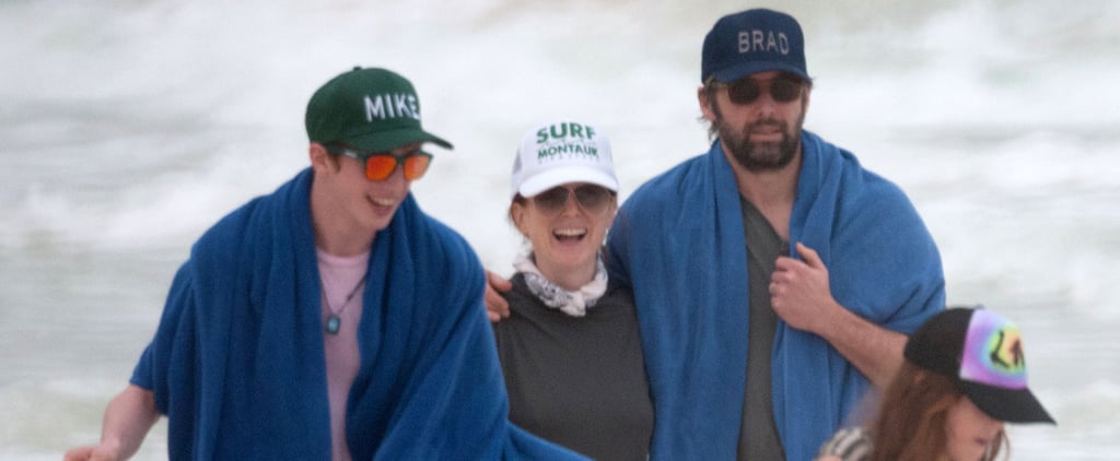 Julianne Moore and Her Kids in Mexico