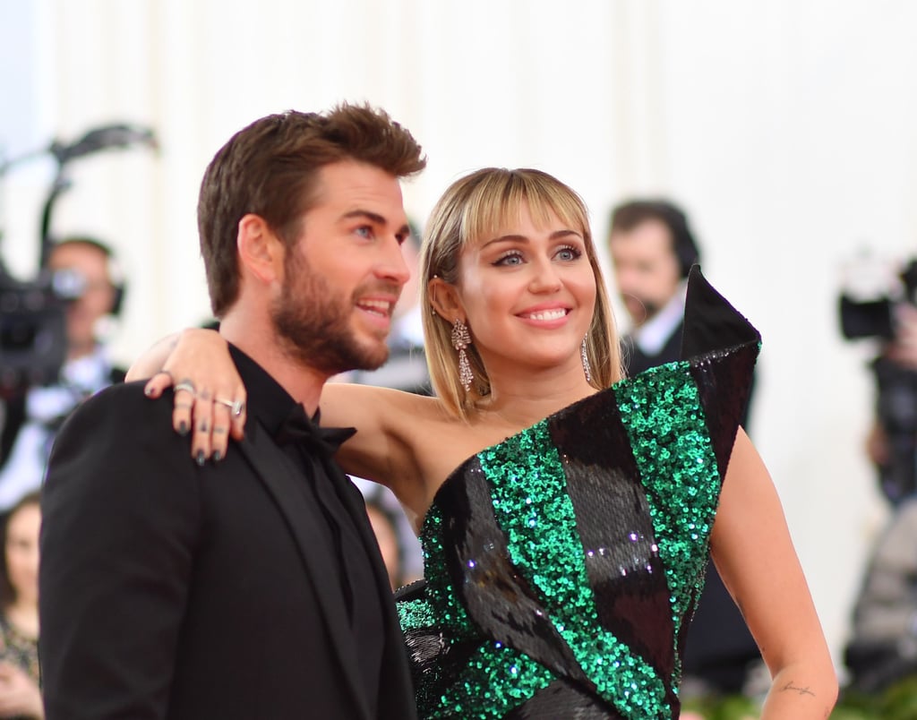 Miley Cyrus and Liam Hemsworth at the 2019 Met Gala