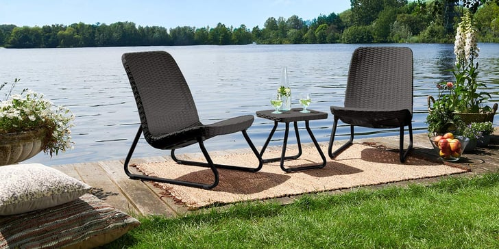 Mainstays adina bay outdoor patio furniture 3 piece wicker chat set new arrivals