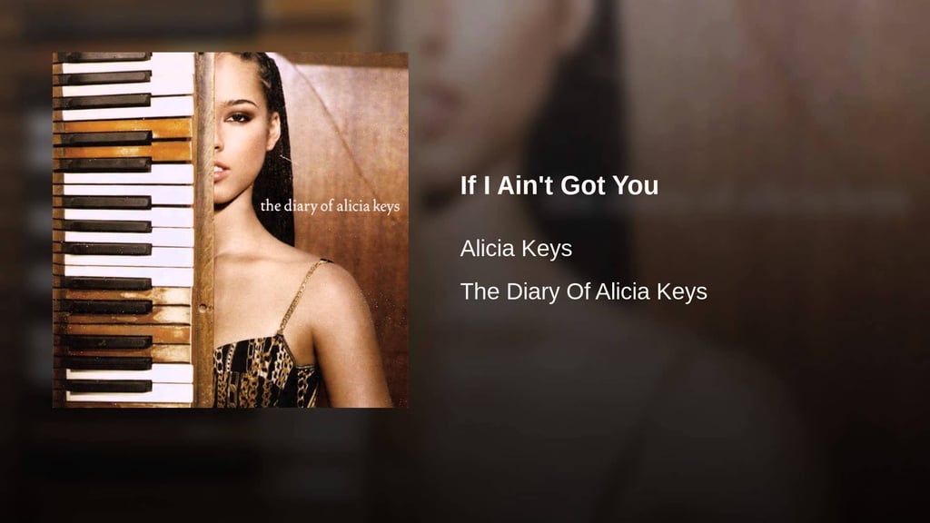 "If I Ain't Got You" by Alicia Keys