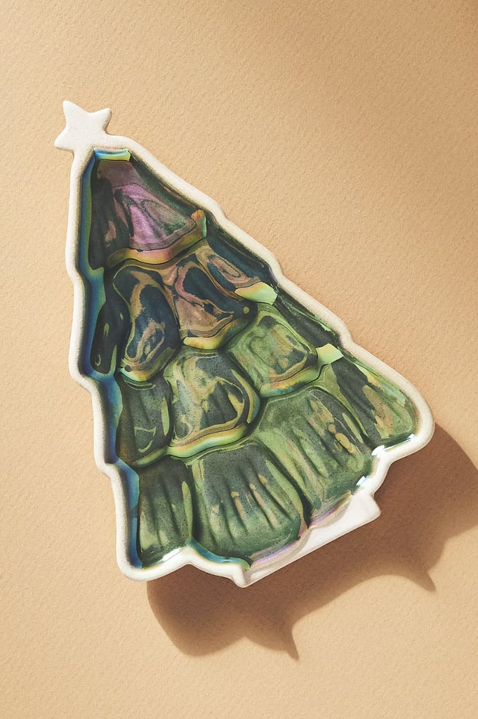 Anthropologie's Iridescent Holiday Spoon Rest