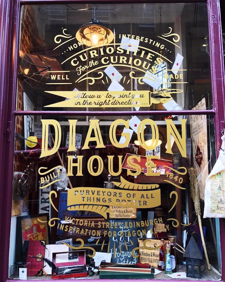 Diagon House Harry Potter Store in Edinburgh POPSUGAR Smart Living