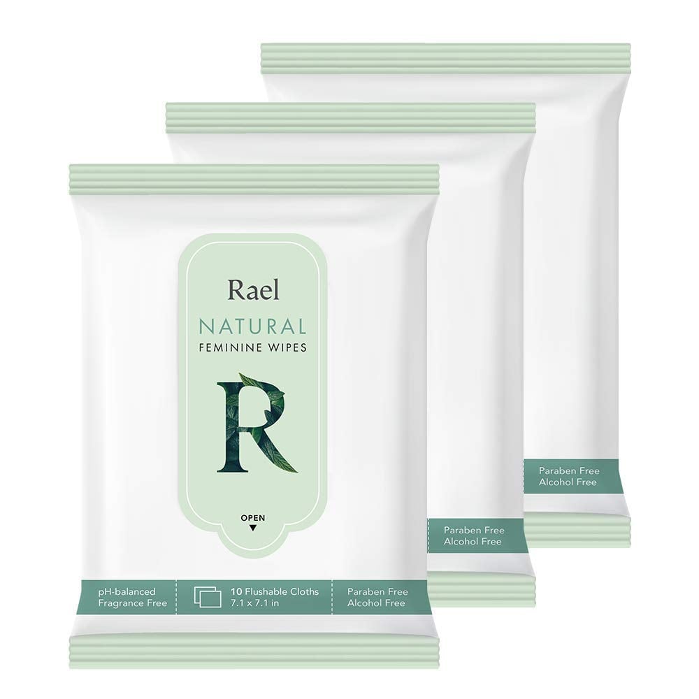 Rael Natural Feminine Wipes