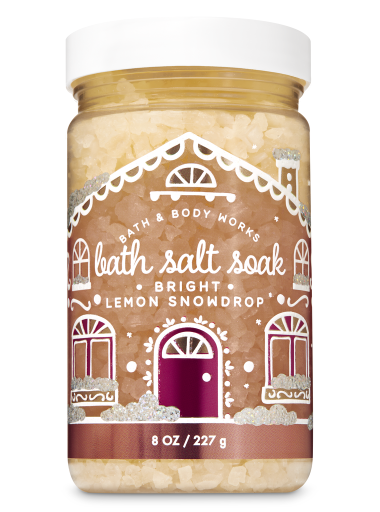Bright Lemon Snowdrop Bath Salt Soak