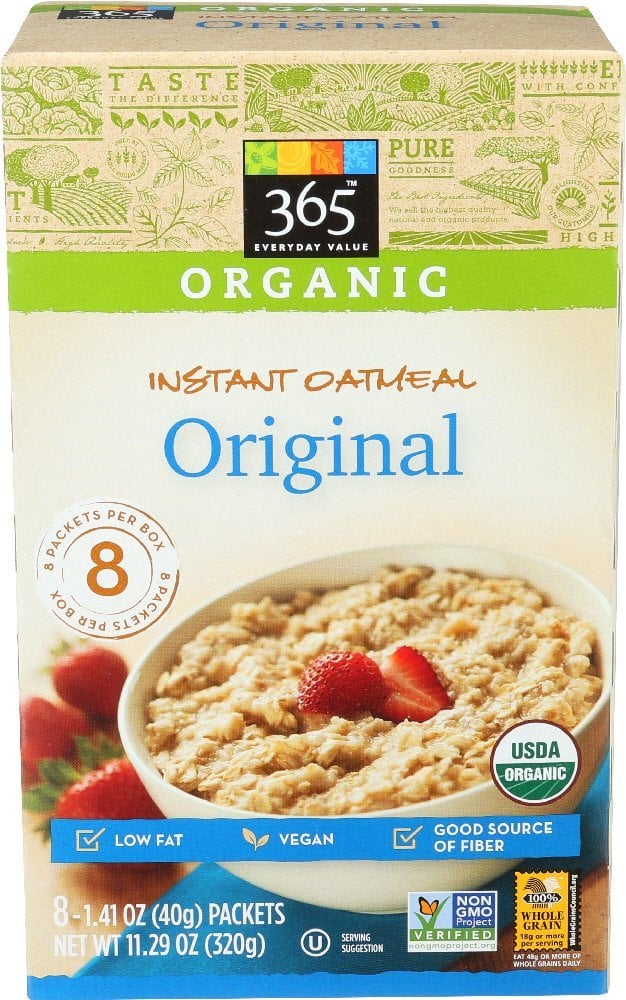 Organic Instant Oatmeal Original Best Whole Foods Foods on Amazon